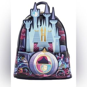 Loungefly Disney Cinderella Castle Mini Backpack